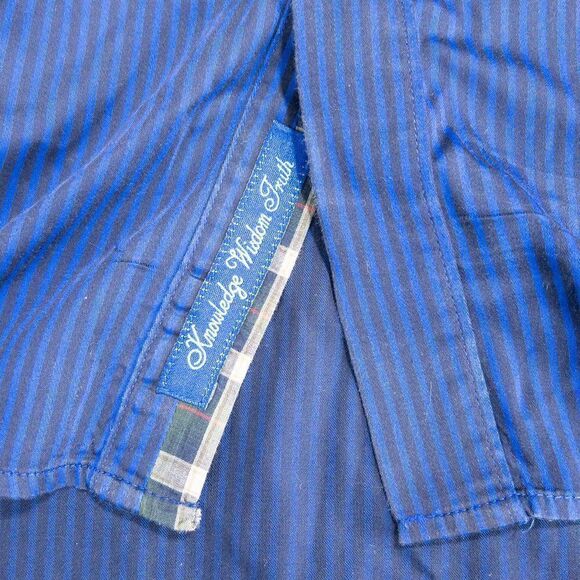 Robert Graham Shirt Mens Medium Tailored Fit Flip Contrast Cuff Button Front - Picture 6 of 13